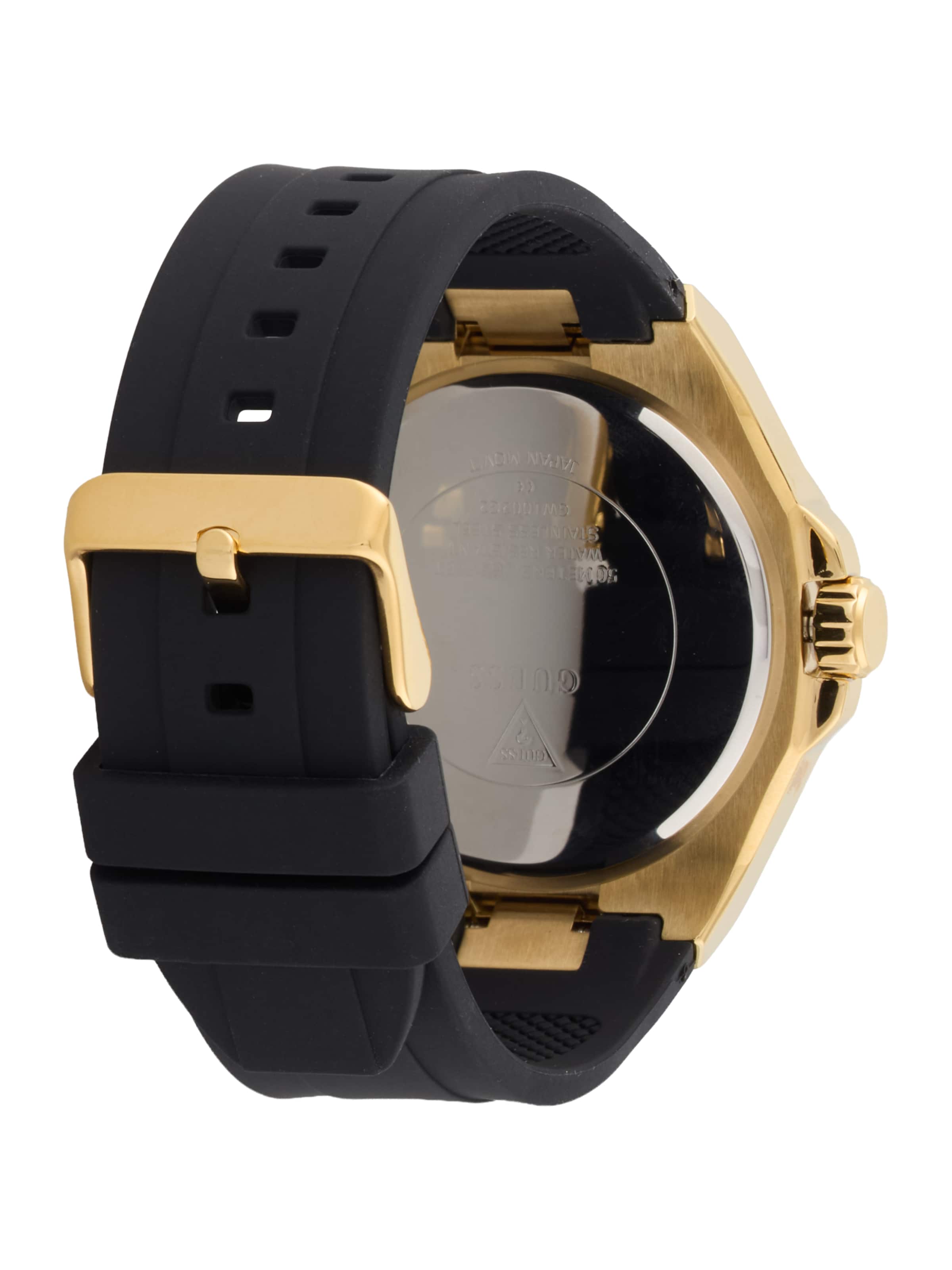 GUESS Аналоговые часы 'EMPIRE' в Золотой