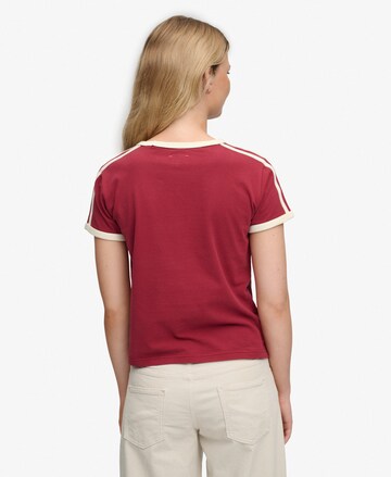 T-shirt Superdry & Co en rouge
