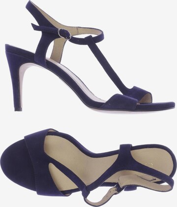 CAFÈNOIR Sandals & High-Heeled Sandals in 37 in Blue: front