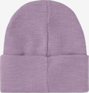 smiler. Beanie 'Snuggy.' in Purple: front