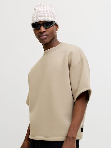 JACK & JONES Sweatshirt in Grey: front