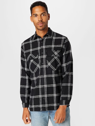 JACK & JONES Comfort Fit Hemd 'GORDON' in Schwarz: predná strana