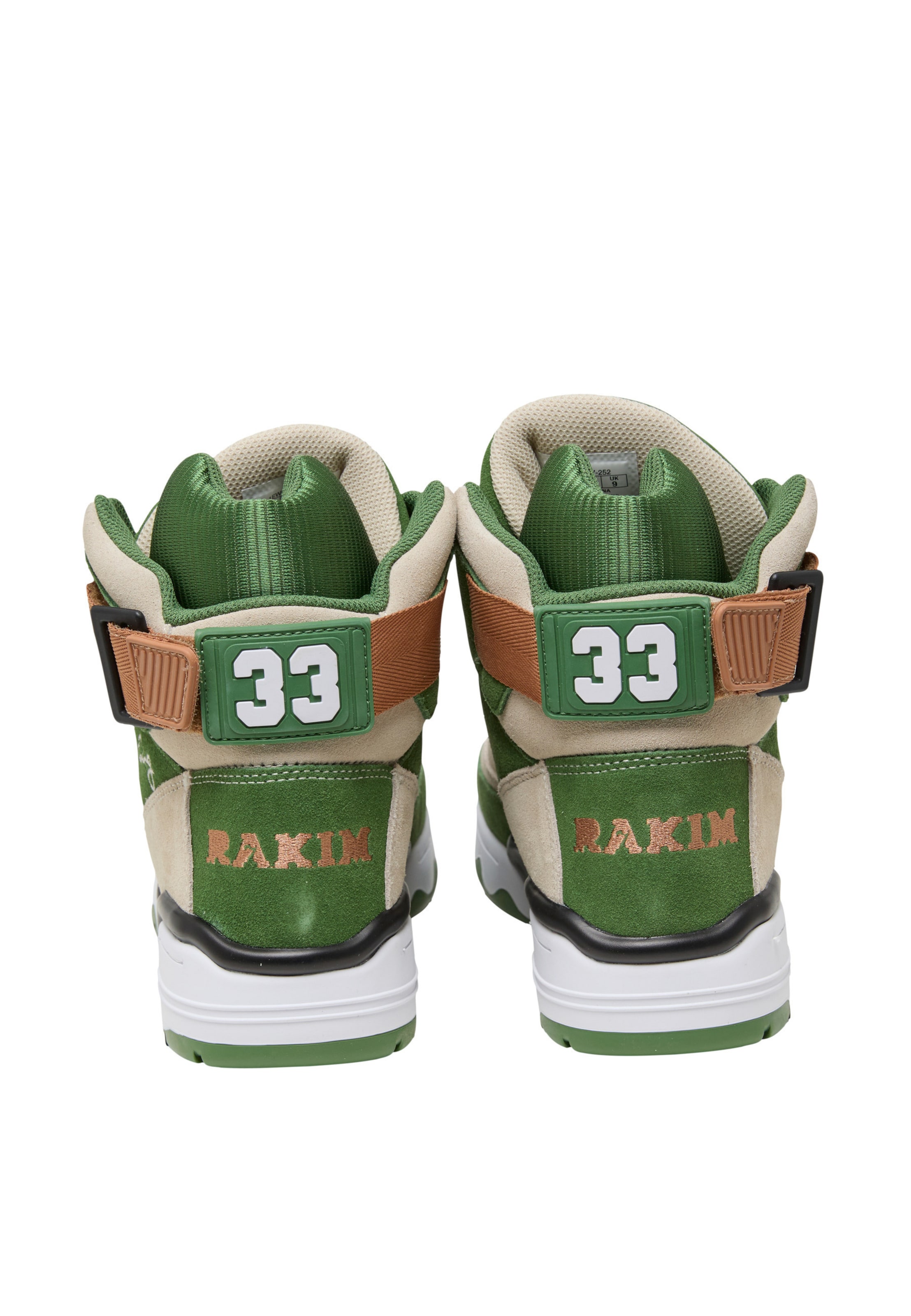 Sneaker alta di Ewing in verde