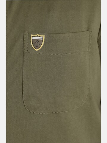 Charles Colby Zip-Up Hoodie 'Duke Gaddo' in Green