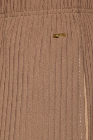 LASCANA Wide Leg Hose in Braun