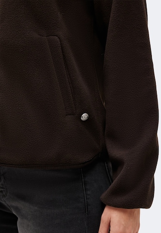 ZABAIONE Fleece jas 'Sa44lly' in Bruin