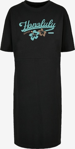 F4NT4STIC Jurk 'Honolulu' in Zwart: voorkant