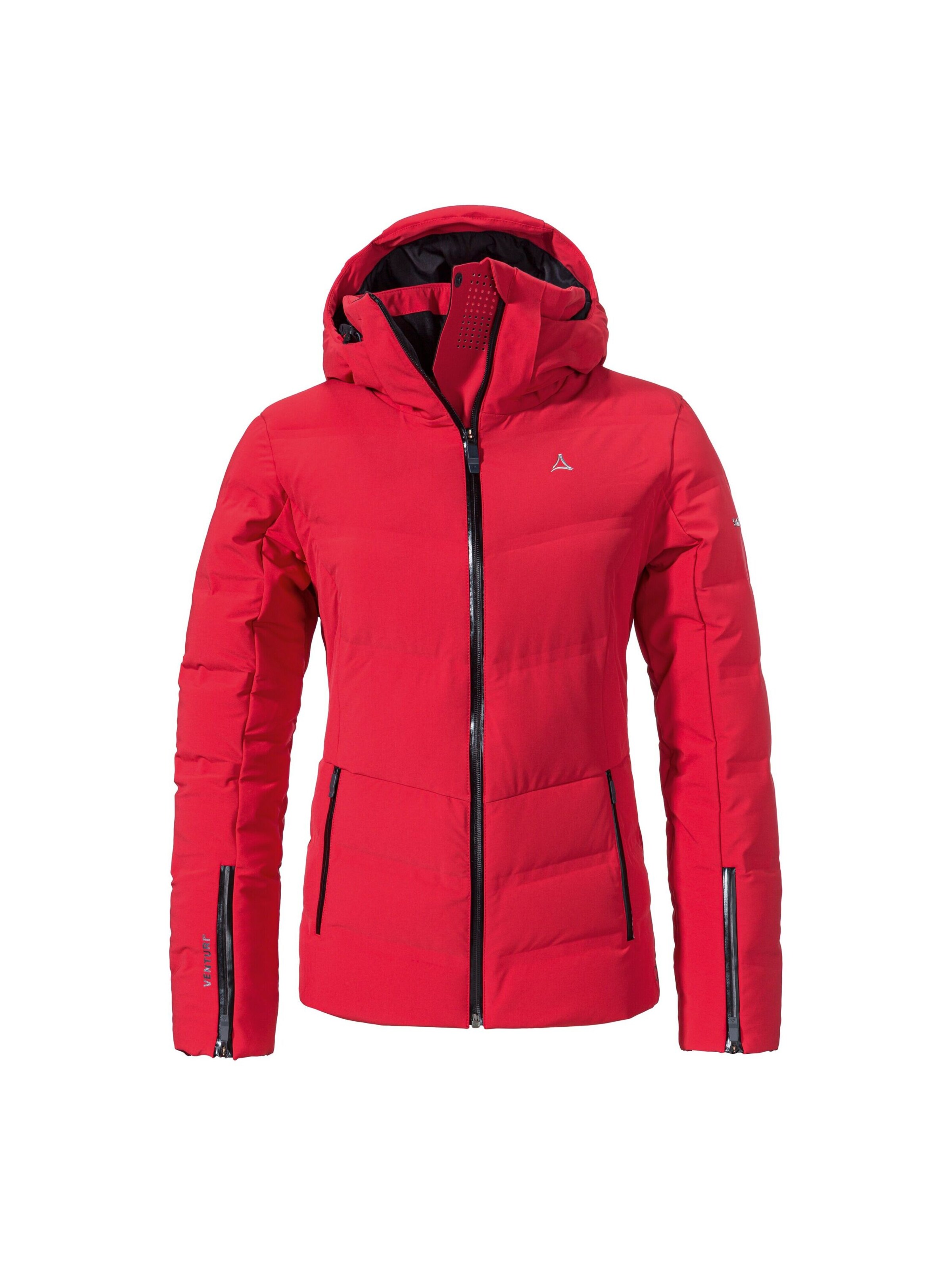 Schöffel Athletic Jacket 'Caldirola' in Red: front