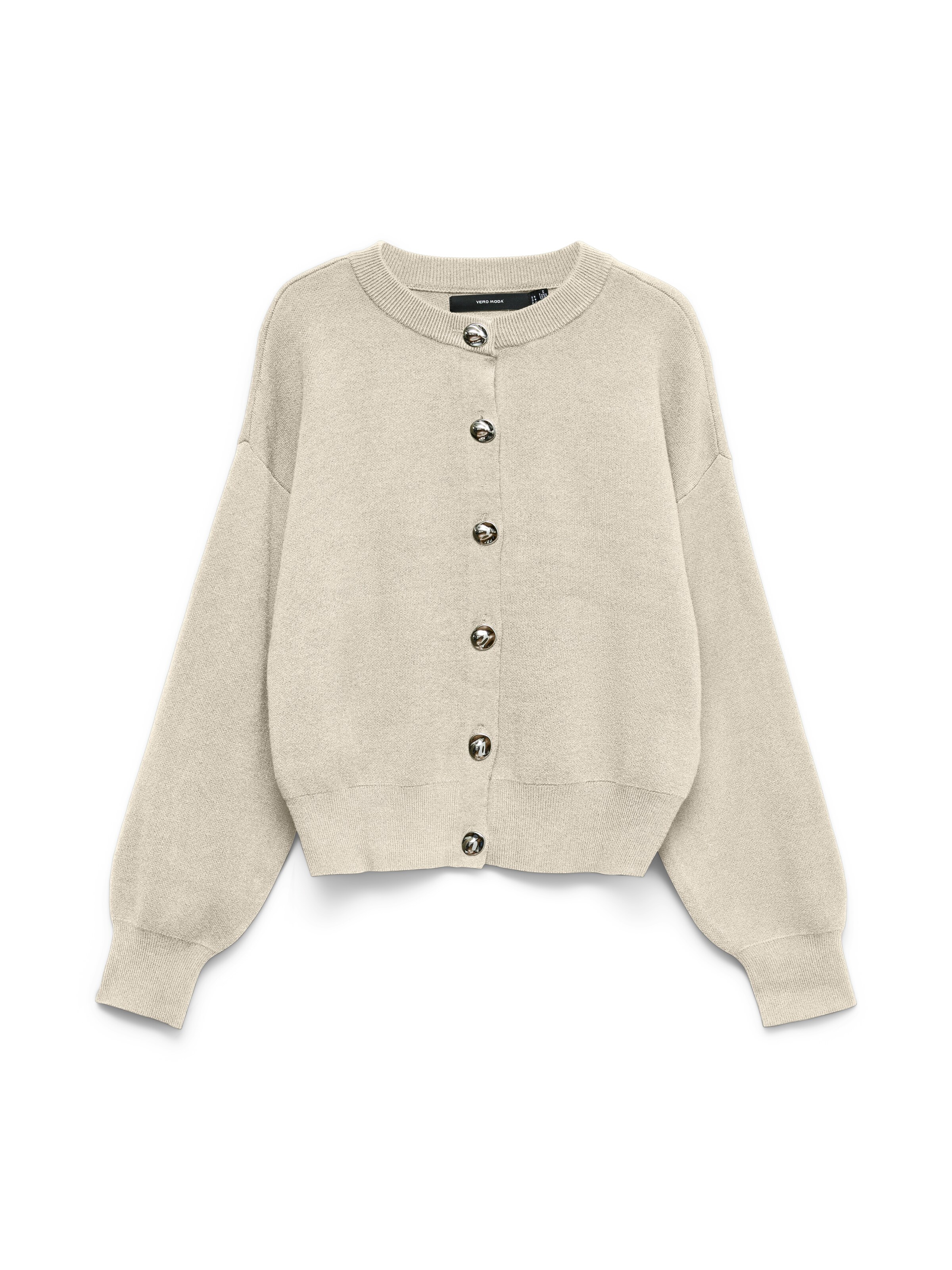 VERO MODA Strickjacke 'VMNoella' in Beige: Vorderseite