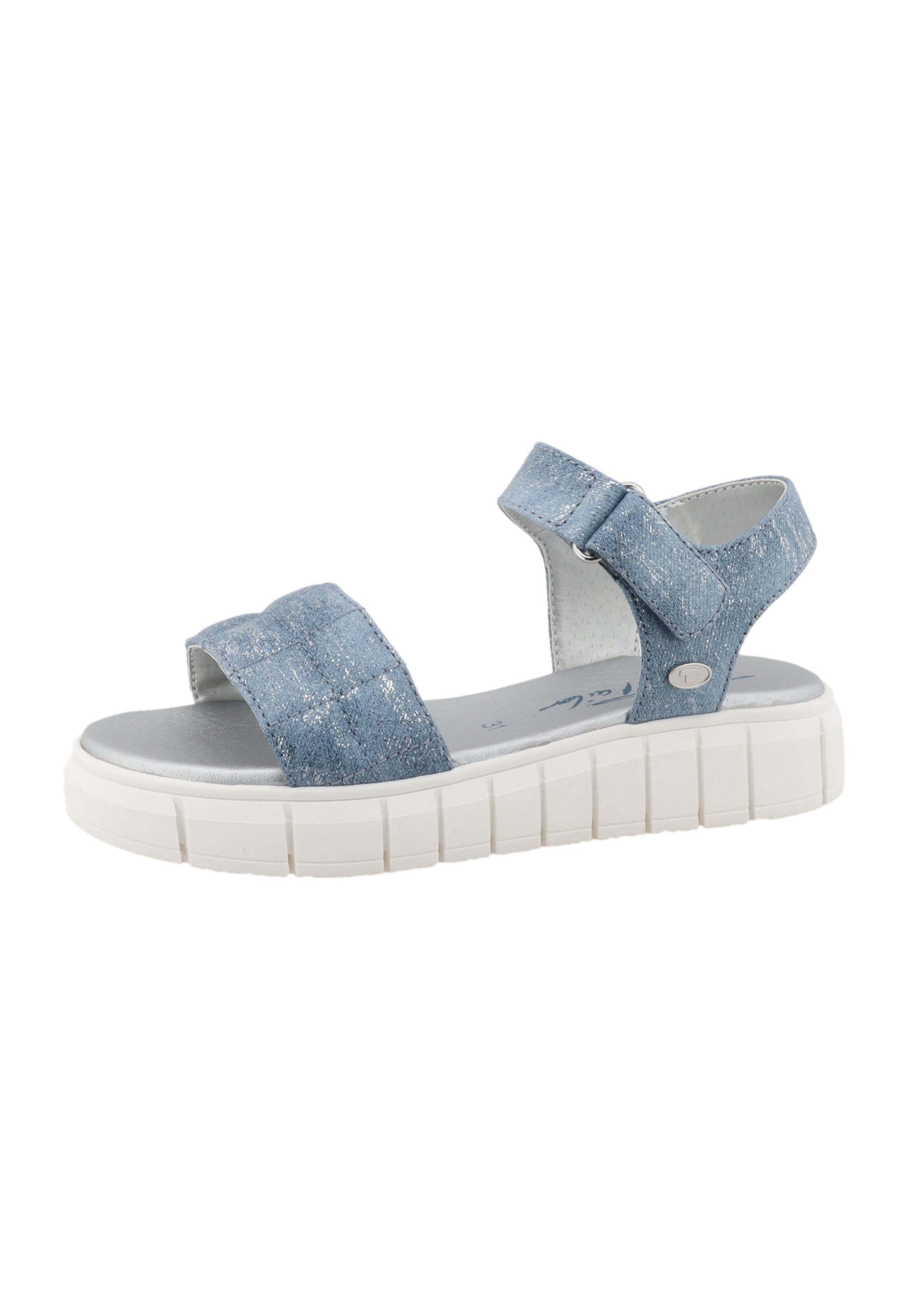 TOM TAILOR Sandály – modrá: přední strana