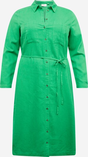 ONLY Carmakoma Skjortklänning 'CARO' i gräsgrön, Produktvy
