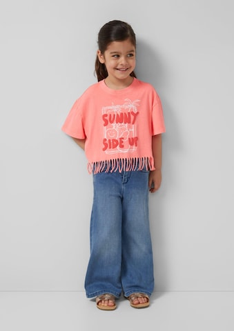 T-Shirt s.Oliver en orange : devant