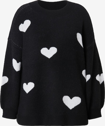 Studio Untold Pullover in Schwarz: Vorderseite