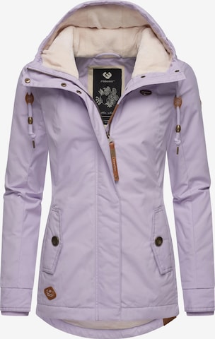 Ragwear Talvitakki 'Monade' värissä lila: etupuoli