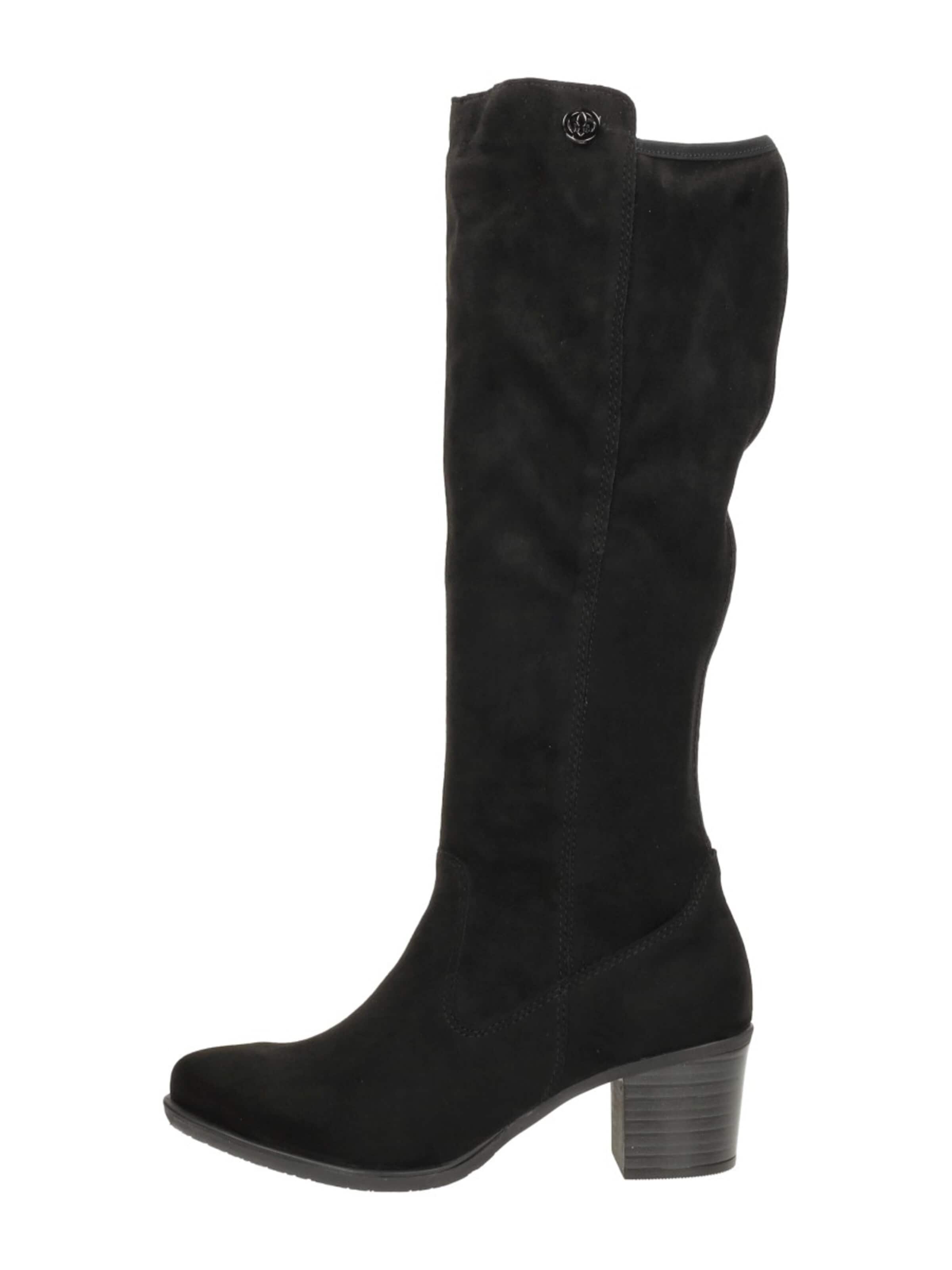 Rieker Boots 'Lange Laarzen' in Black: front