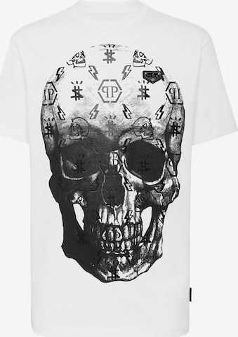 Philipp Plein Shirt in Wit: voorkant