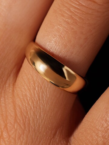 Lucardi Ring in Goud: voorkant