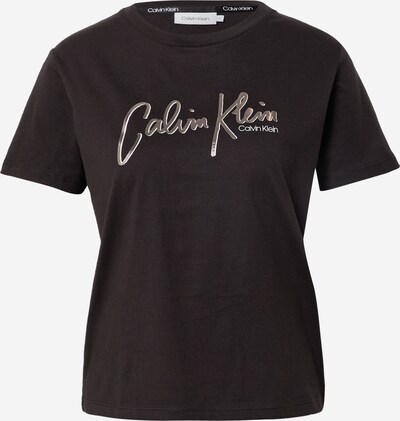 Calvin Klein Tričko - šedá / kámen / černá, Produkt