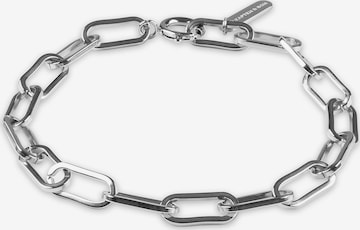 Brățară 'Bracelet Urban Bold Silver' de la Kapten & Son pe argintiu: față