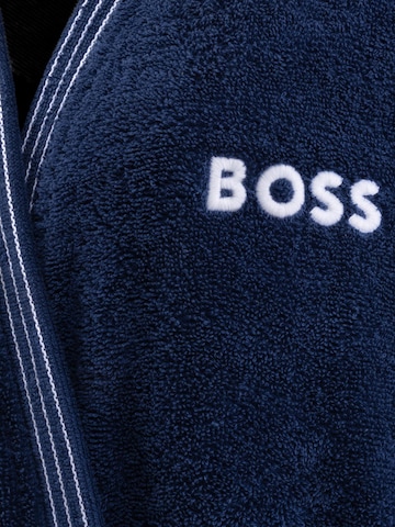 BOSS Home Long Bathrobe 'EDGE' in Blue