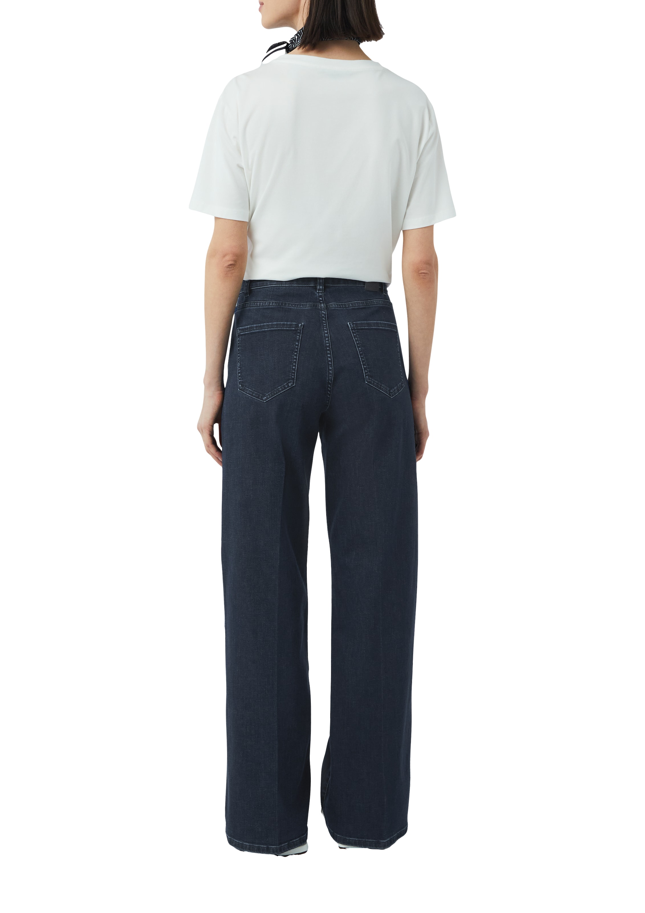 COMMA Wide leg Τζιν σε μπλε: πίσω