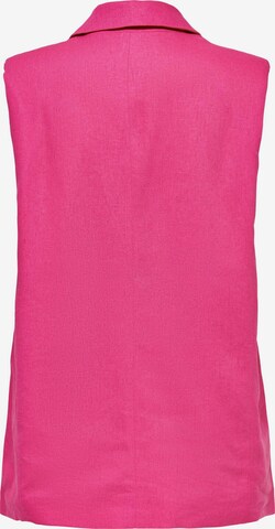 ONLY Suit Vest 'Caro' in Pink