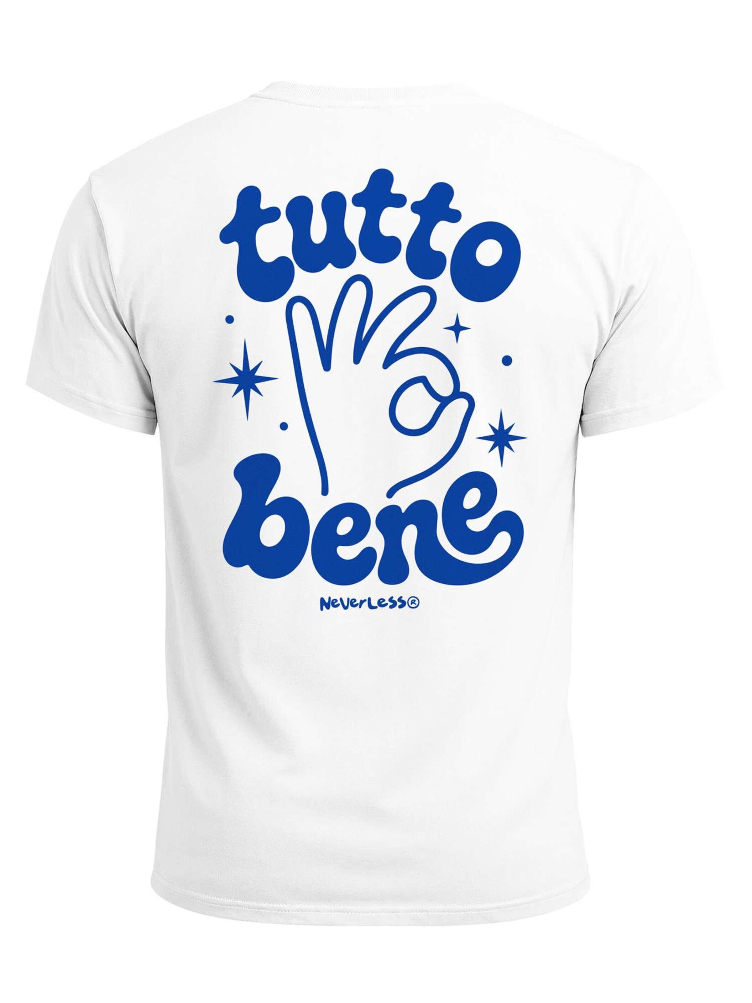 Neverless Shirt 'Tutto Bene' in White