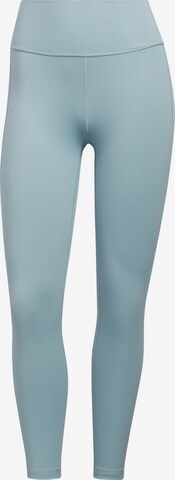 ADIDAS SPORTSWEAR Workout Pants 'Studio' in Blue: front