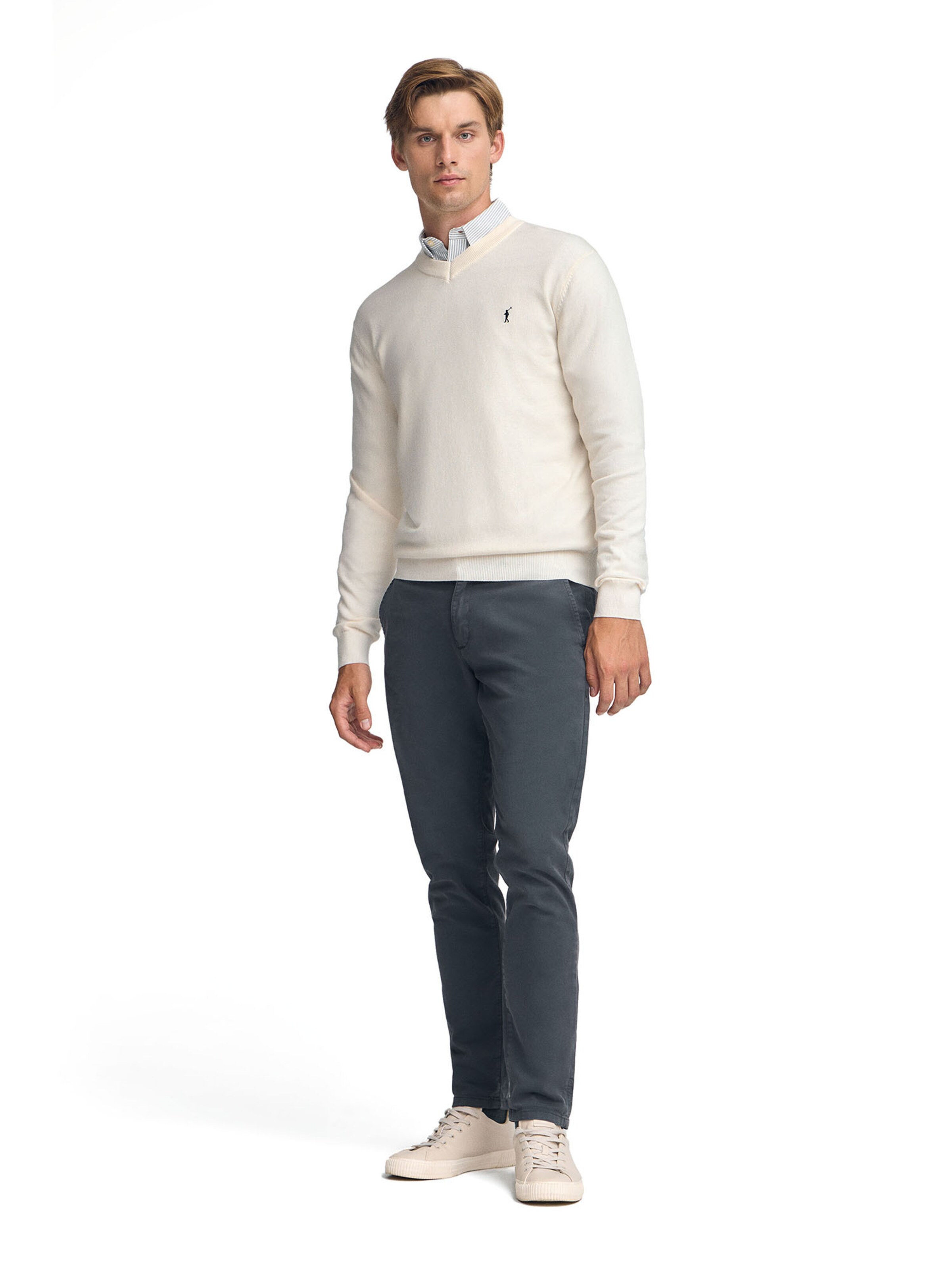 Polo Club Pullover in Beige