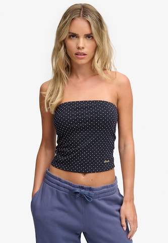 Haut Superdry & Co en bleu : devant