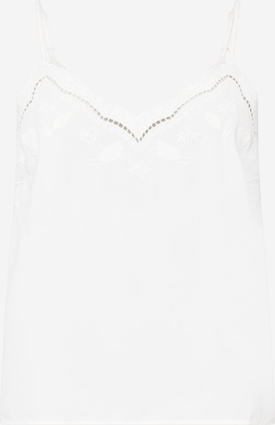 Guido Maria Kretschmer Curvy Top 'Sila' in White: front