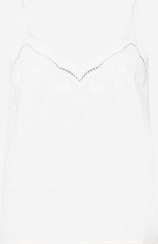 Guido Maria Kretschmer Curvy - Top 'Sila' em branco: frente