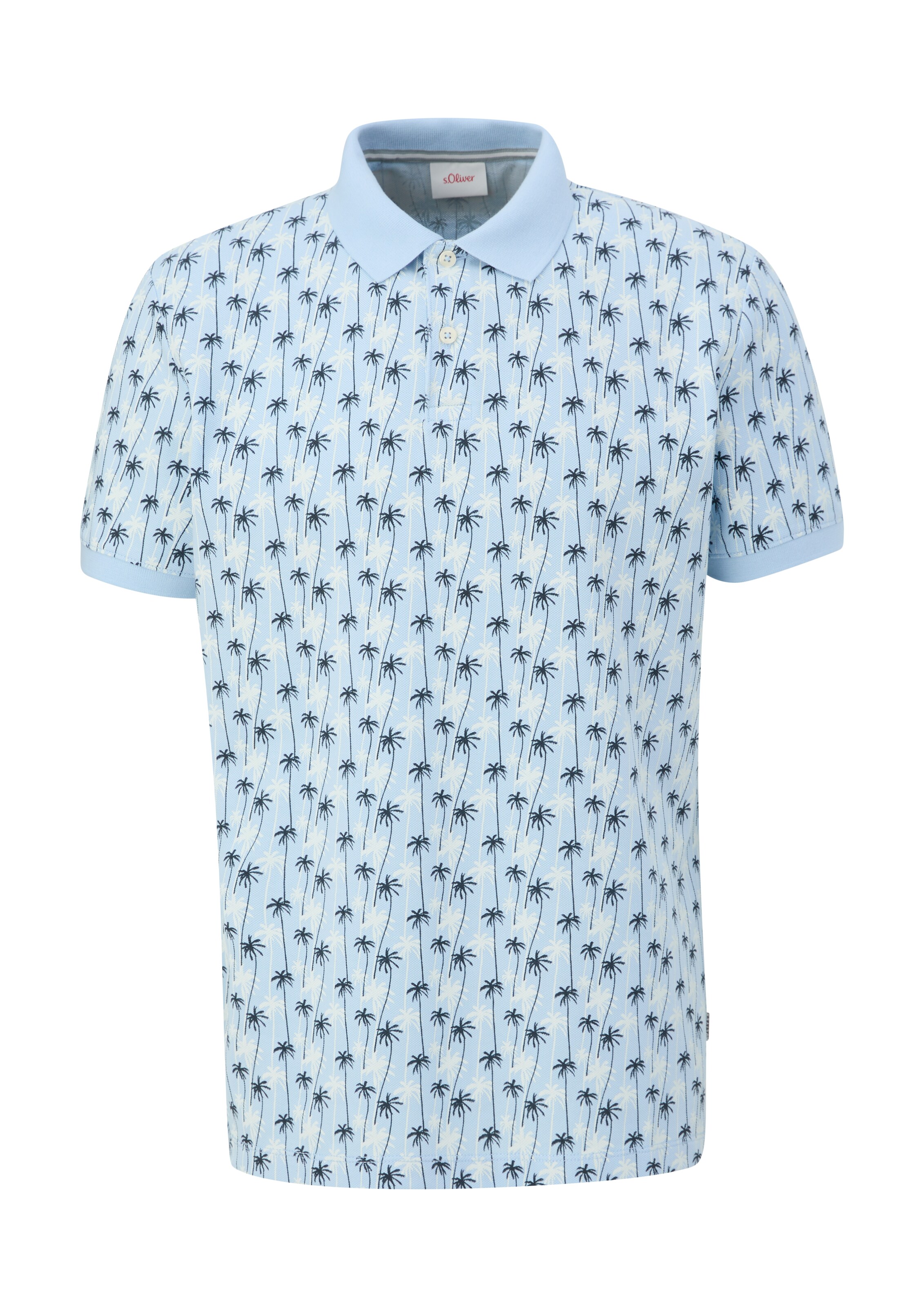 s.Oliver Shirt in Blauw: voorkant