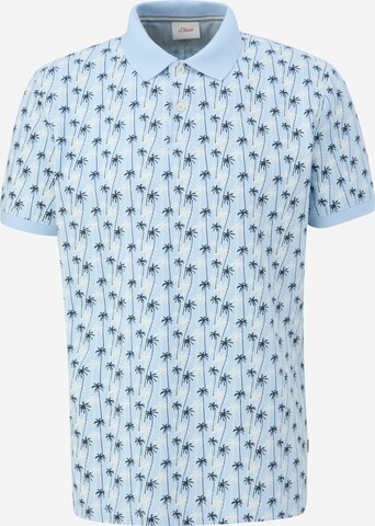 Coupe regular T-Shirt s.Oliver en bleu : devant