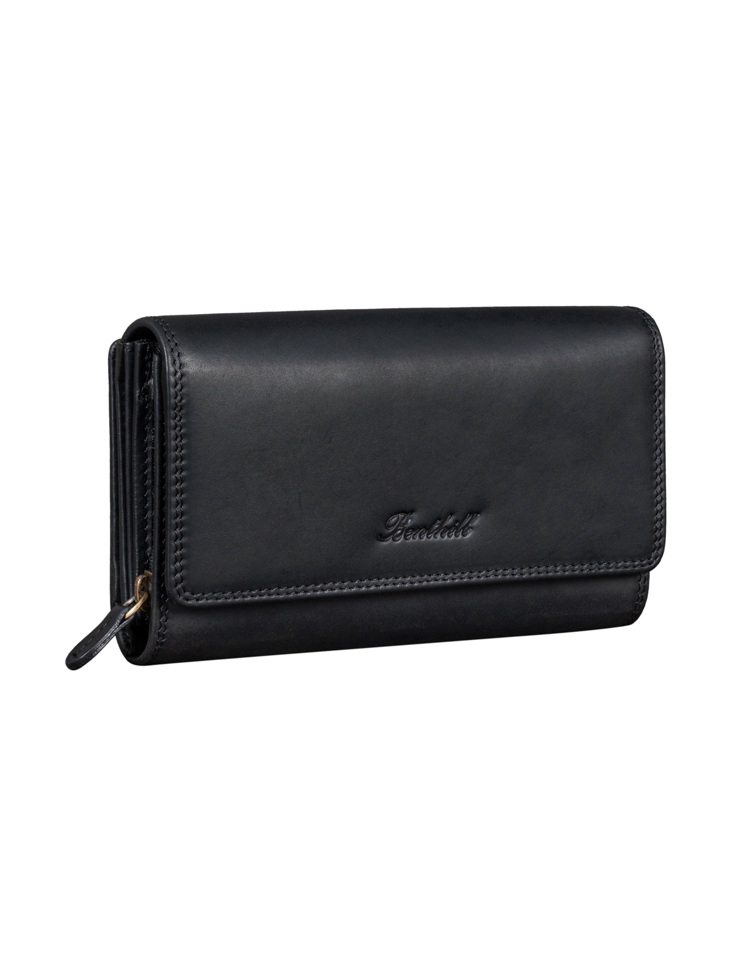 Benthill Wallet in Black: front