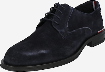 TOMMY HILFIGER Lace-Up Shoes 'CORE RWB' in Blue: front