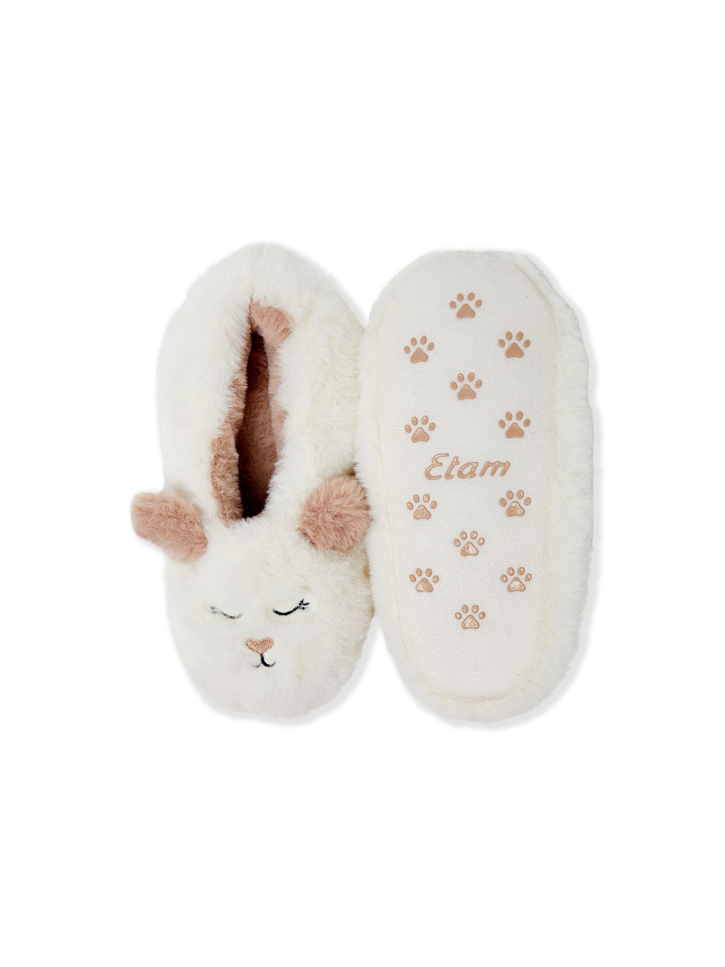 Pantoufle 'Riley' ETAM en beige