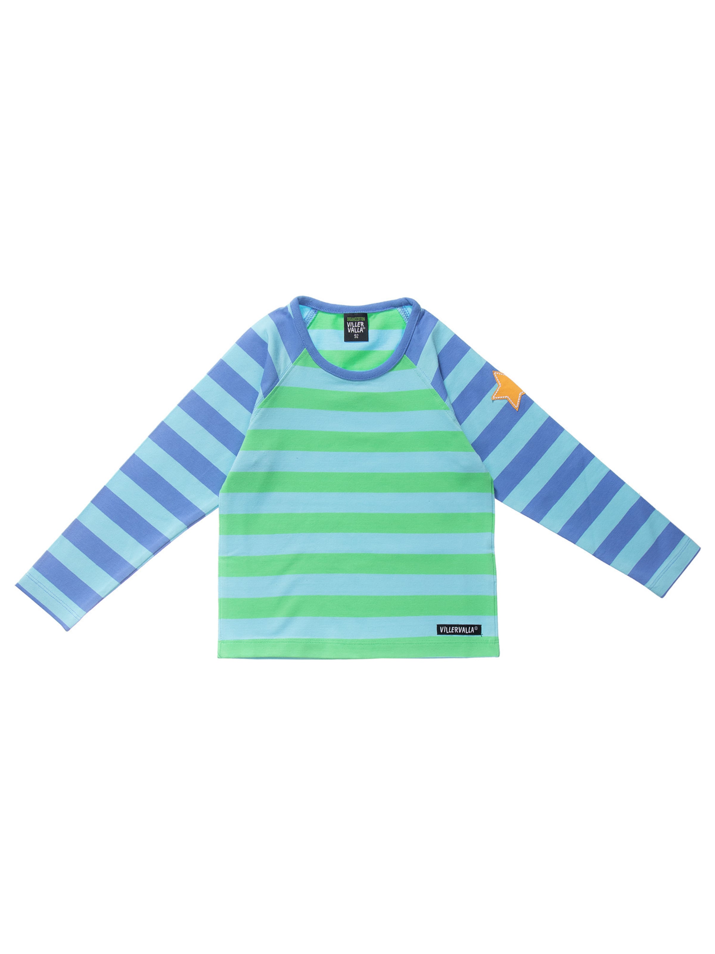 Villervalla Shirt '0381MUA' in 92 in Blue / Light blue / Dark yellow / Light green, Item view