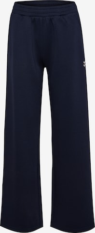 Hummel Loosefit Sporthose in Blau: Vorderseite