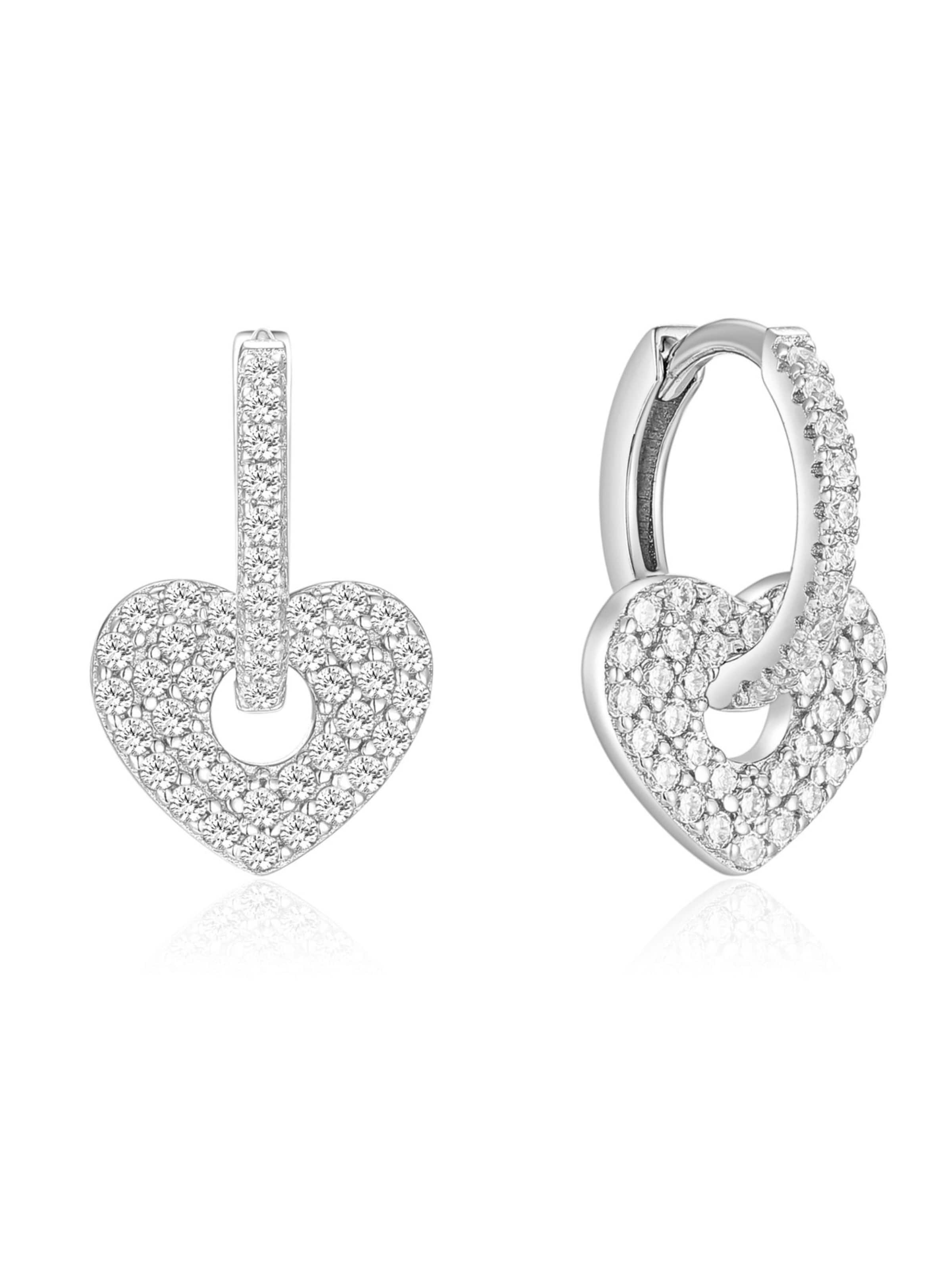 Kamiko Oorbellen 'NOE' in Zilver: voorkant