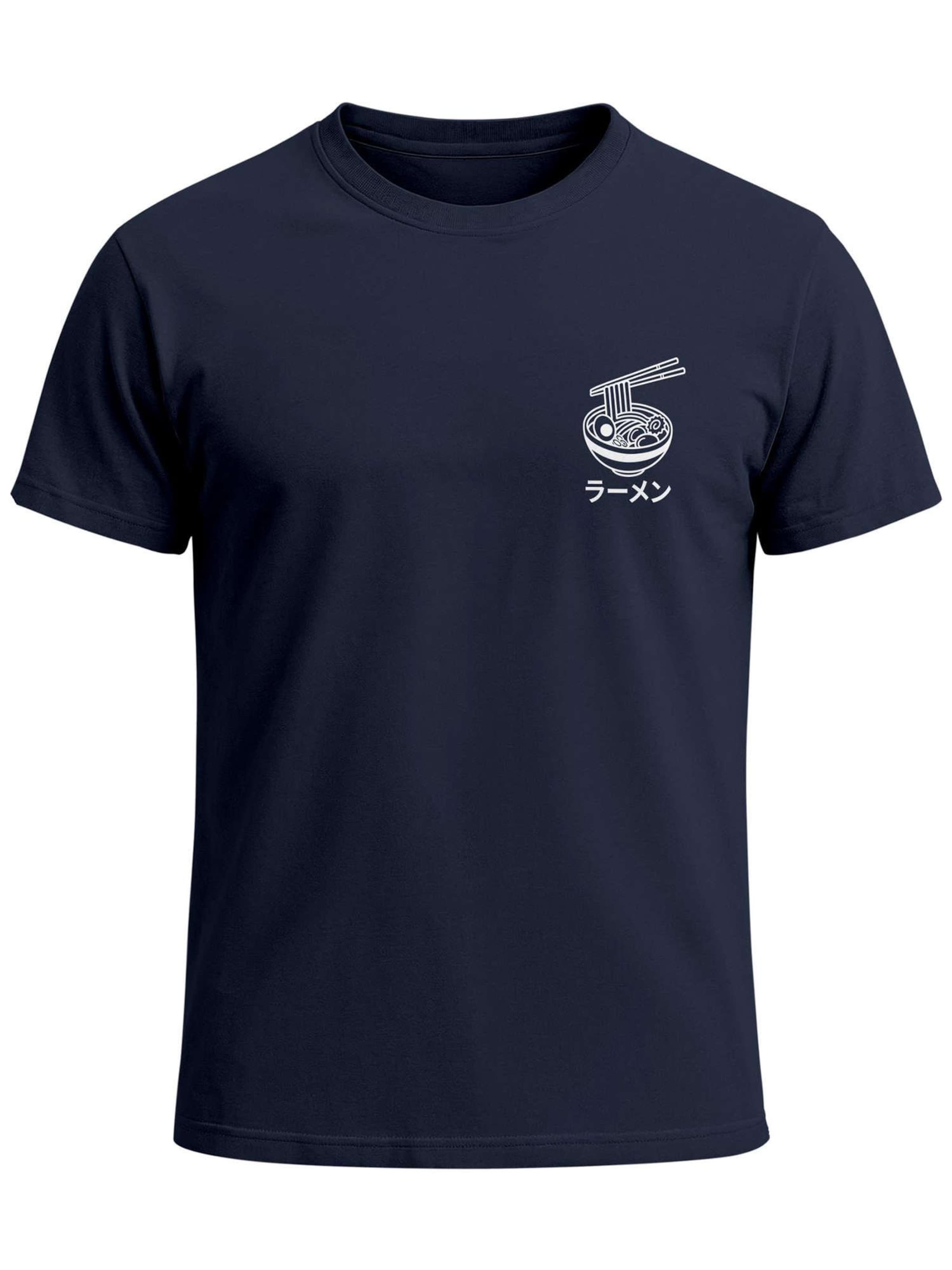 Neverless Shirt 'Ramen' in Blue: front