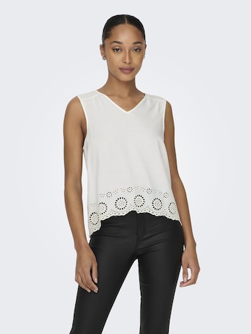 ONLY - Blusa 'Sabira' en blanco: frente