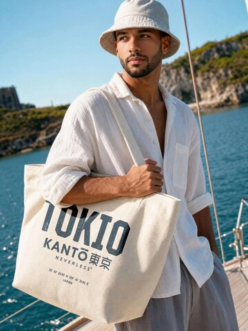 Neverless Strandtasche 'Tokio'‌‌‌‌‌‌‌‌‌‌ in Beige