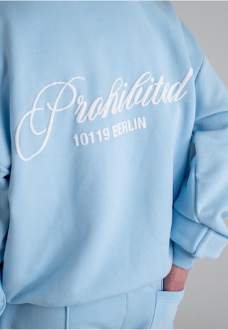 Sweat-shirt 'Hometown' Prohibited en bleu