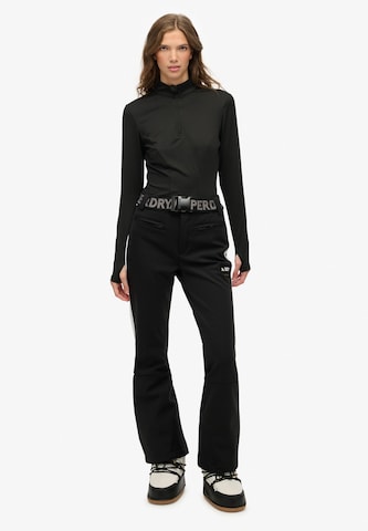Bootcut Pantalon de sport Superdry en noir