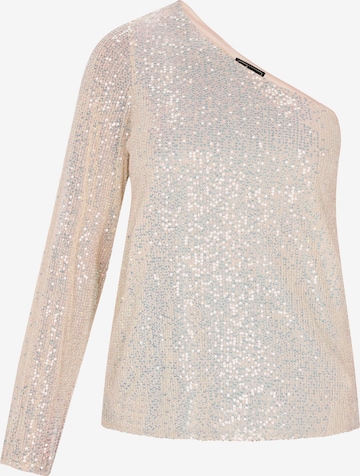 Camicia da donna 'Fashion Look' di faina in beige: frontale