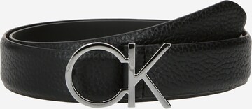 Ceinture Calvin Klein en noir : devant