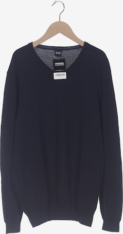 BOSS Black Pullover XL in Blau: Vorderseite