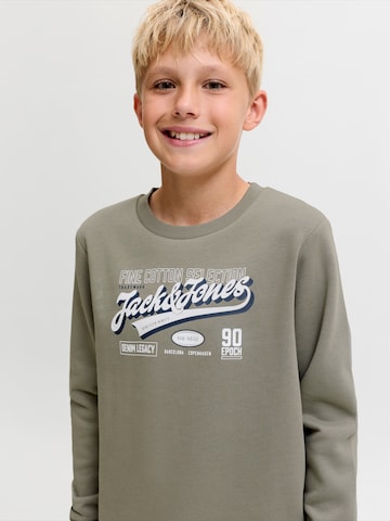 Bluză de molton de la Jack & Jones Junior pe verde