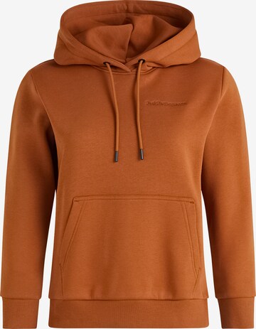 Sweat-shirt PEAK PERFORMANCE en bronze : devant